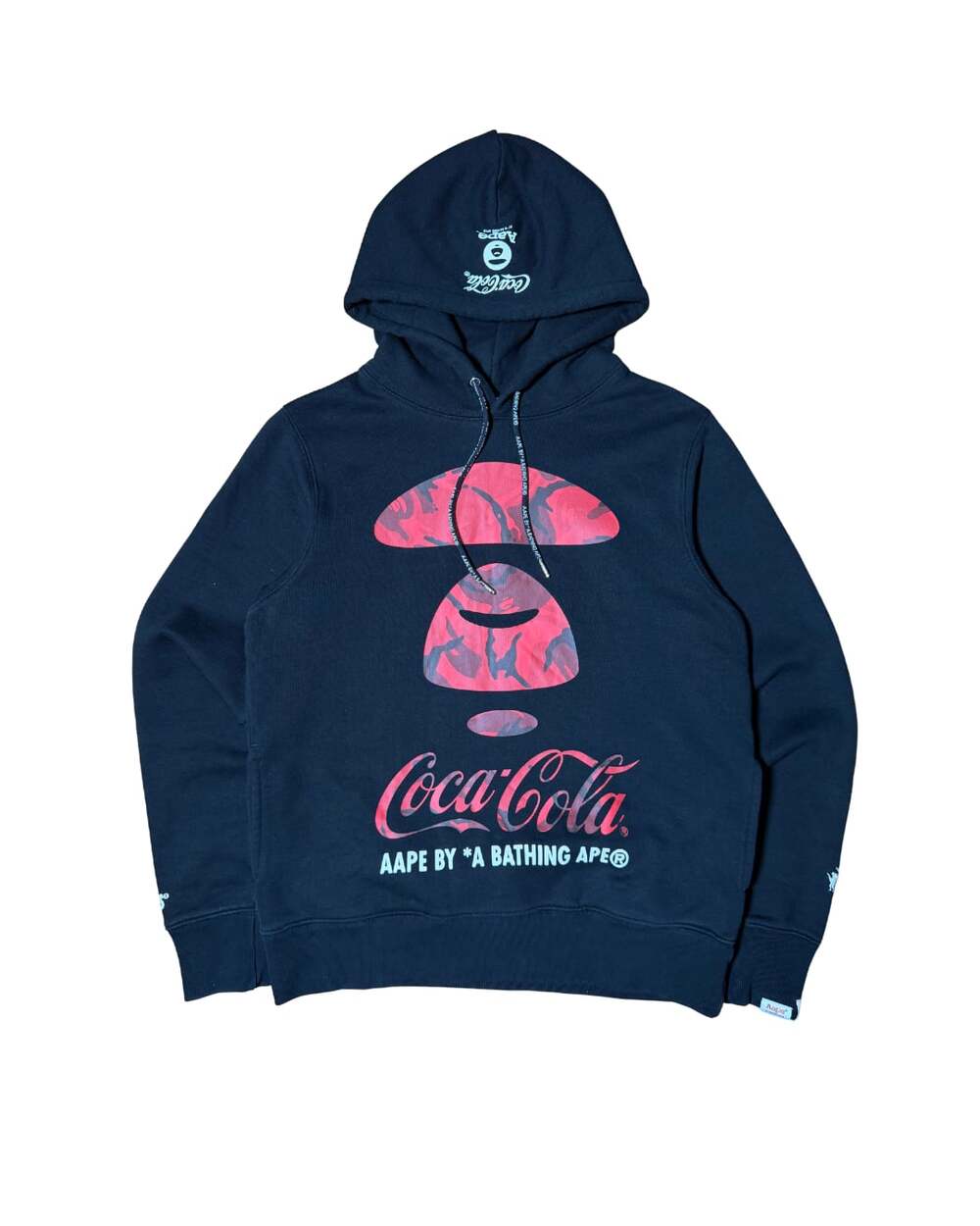 AAPE by Bathing Ape x Coca-Cola Graphic Camo Hoodie